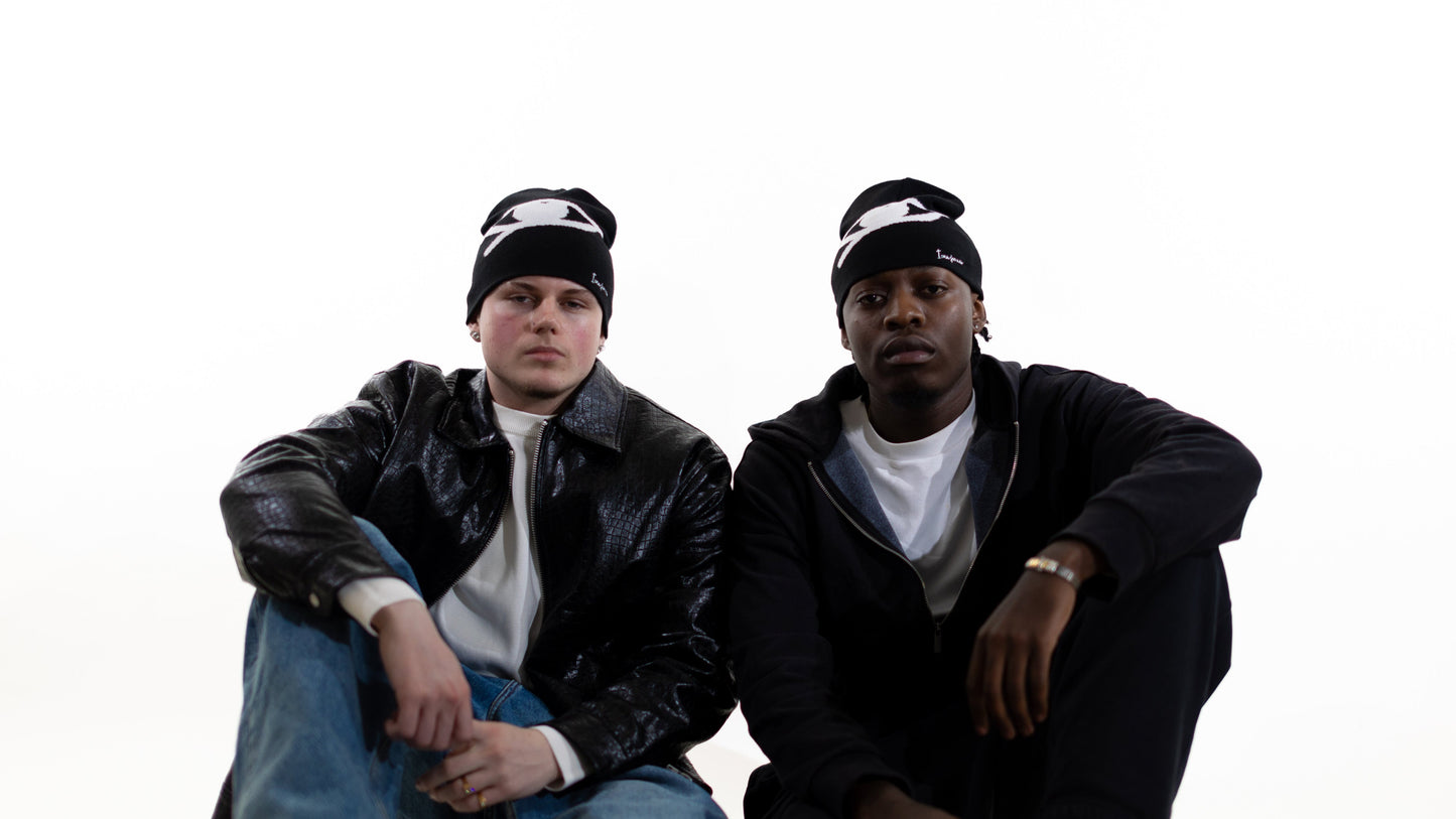 black beanie "I can see now"